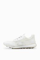 Runner sneakers met transparante onderdelen - WHITE - 38 - thumbnail