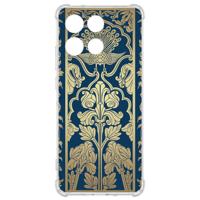 TPU Telefoonhoesje Motorola Moto G56 - Beige Flowers backcover TPU Telefoonhoesje Motorola Moto G56 - Beige Flowers backcover
