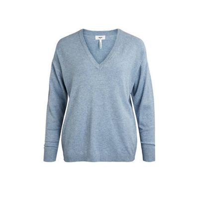 OBJECT gemêleerde trui blauw OBJTHESS