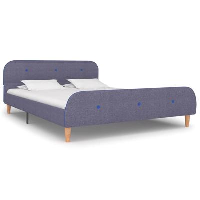 Bedframe zonder matras 135x190 cm lichtgrijs