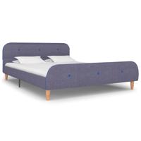 Bedframe zonder matras 135x190 cm lichtgrijs