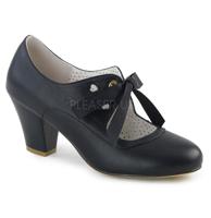 Wiggle Shoes Ribbon Tie Black-37 - thumbnail