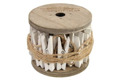 Spoel 24pcs Clips wit