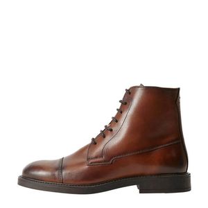 Mango Man leren veterboots cognac Mango Man leren veterboots cognac