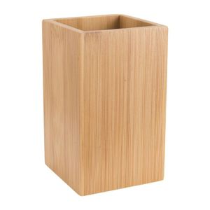 Badkamer beker - bamboe