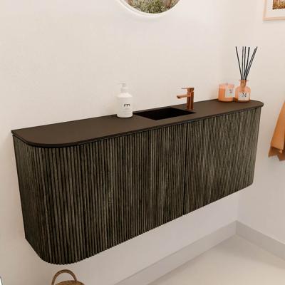 Toiletmeubel Mondiaz Joya | 113.2 cm | Meubelkleur Shadow | Faye wastafel Urban Midden | 1 kraangat Toiletmeubel Mondiaz Joya | 113.2 cm | Meubelkleur Shadow | Faye wastafel Urban Midden | 1 kraangat