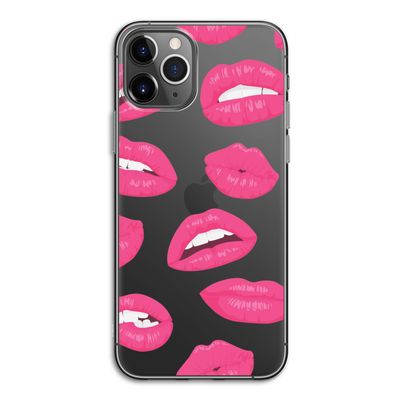 Bite my lip: iPhone 11 Pro Transparant Hoesje