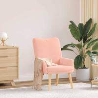 Fauteuil Roze 63 x 67 x 94 cm Stof