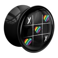 Double Flared Plug met Pride! Design Acryl Tunnels & Plugs - thumbnail