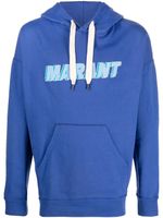 MARANT hoodie à logo imprimé - Bleu - thumbnail