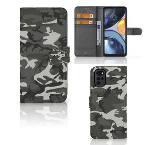 Motorola Moto G22 Telefoon Hoesje Army Light