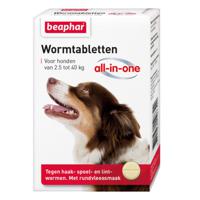 Beaphar Wormtabletten All-in-One 2,5 - 40 kg