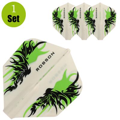 Robson Robson Standaard Tribal Dartflights - Wit