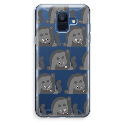 Cats: Samsung Galaxy A6 (2018) Transparant Hoesje