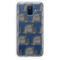 Cats: Samsung Galaxy A6 (2018) Transparant Hoesje