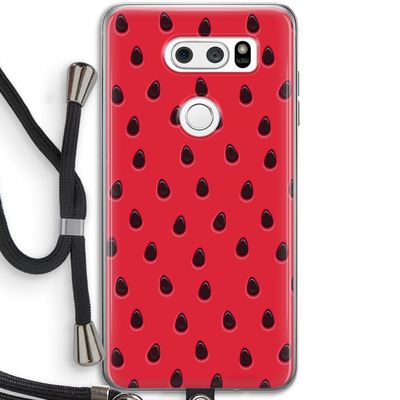 Watermelon: LG V30 Transparant Hoesje met koord