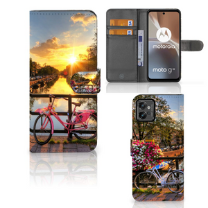 Motorola Moto G32 Flip Cover Amsterdamse Grachten