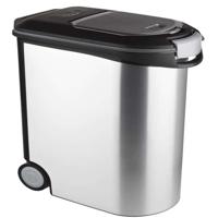 CURVER Krokettenhouder 12kg - Metaallook - Wit