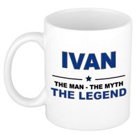 Ivan The man, The myth the legend collega kado mokken/bekers 300 ml - thumbnail
