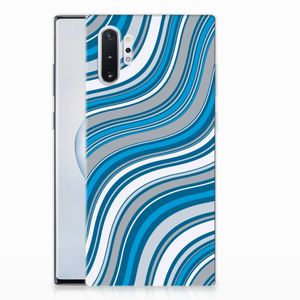 Samsung Galaxy Note 10 Plus TPU bumper Waves Blue