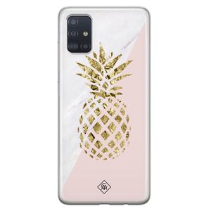 Samsung Galaxy A71 siliconen hoesje - Ananas