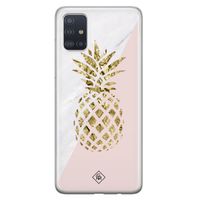 Samsung Galaxy A71 siliconen hoesje - Ananas