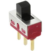 C & K Switches 1101M2S3CGE2 Slide-Switch 1000 Series Schuifschakelaar 120 V/AC, 28 V/DC 6 A 1x aan/aan 1 stuk(s) Bulk