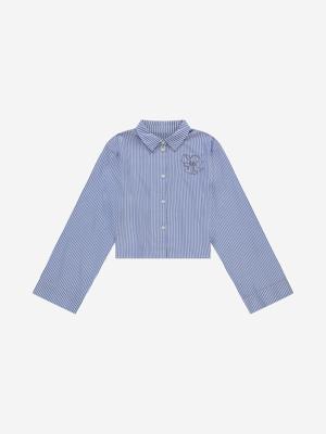 Nik&Nik zomer blouse meisjes - paars / off wit - Naomi