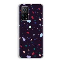 Dark Rounded Terrazzo: Xiaomi Mi 10T 5G Transparant Hoesje