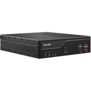 Shuttle Slim PC DH670V2 , S1700, 2x HDMI, 2x DP , 2x 2.5G LAN, 2x COM, 8x USB, 1x 2.5 , 2x M.2, 24/7