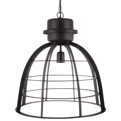 Hanglamp Ingmar Scandinavisch 45 cm 1 Lichts Mat Zwart Hanglamp Ingmar Scandinavisch 45 cm 1 Lichts Mat Zwart