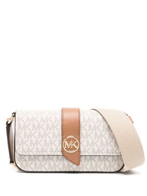 Michael Michael Kors sac cabas Greenwhich en cuir à imprimé monogrammé - Tons neutres Michael Michael Kors sac cabas Greenwhich en cuir à imprimé monogrammé - Tons neutres