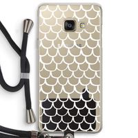 Dakpannetjes: Samsung Galaxy A3 (2016) Transparant Hoesje met koord
