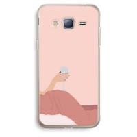 Wine: Samsung Galaxy J3 (2016) Transparant Hoesje