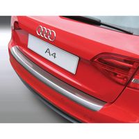 Bumper beschermer passend voor Audi A4 Avant 2008-2012 Zilver GRRBP159S - thumbnail