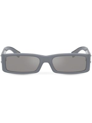 Dolce & Gabbana Eyewear lunettes de soleil à monture rectangulaire - Bleu
