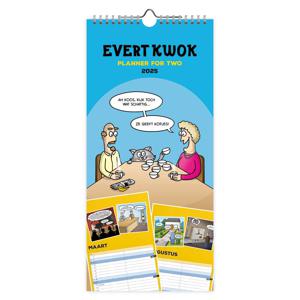 Evert Kwok Planner voor 2 Kalender 2025