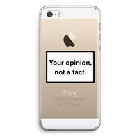 Your opinion: iPhone 5 / 5S / SE Transparant Hoesje Your opinion: iPhone 5 / 5S / SE Transparant Hoesje