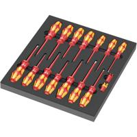 Wera 9711 Schroevendraaierset 16-delig Kruiskop Phillips, Kruiskop Pozidriv, Plat, Torx
