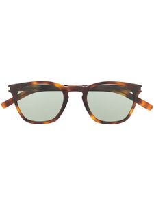 Saint Laurent Eyewear lunettes de soleil à monture carrée - Marron