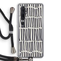 Moroccan stripes: Xiaomi Mi Note 10 Pro Transparant Hoesje met koord