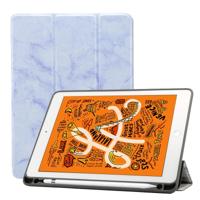 Marmeren textuur patroon horizontale Flip lederen case voor iPad Air 2019 10 5 inch met drie-opvouwbare houder & Pensleuf & slaap/Wake-up functie (pa