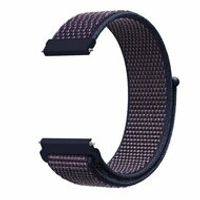 Sport Loop nylon bandje - Navy / donkerpaars gemêleerd - Huawei Watch GT 2 & GT 3 - 42mm