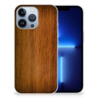 Apple iPhone 13 Pro Bumper Hoesje Donker Hout