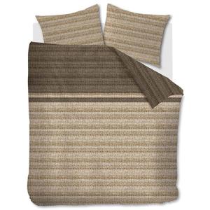 Beddinghouse Dekbedovertrek Lorena Dark Sand-2-persoons (200 x 200/220 cm)