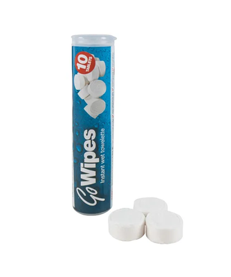 BCB Adventure Go Wipes Instant Doekjes Voor Buiten - 10 Tabletten - Biologisch Afbreekbaar