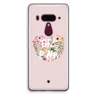 GRL PWR Flower: HTC U12+ Transparant Hoesje