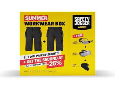 Safety Jogger Workwear box Alkes Shorts | Zwart | Maat 44 - S42300440