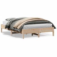 Bedframe zonder matras massief grenenhout 120x200 cm