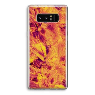 Eternal Fire: Samsung Galaxy Note 8 Transparant Hoesje